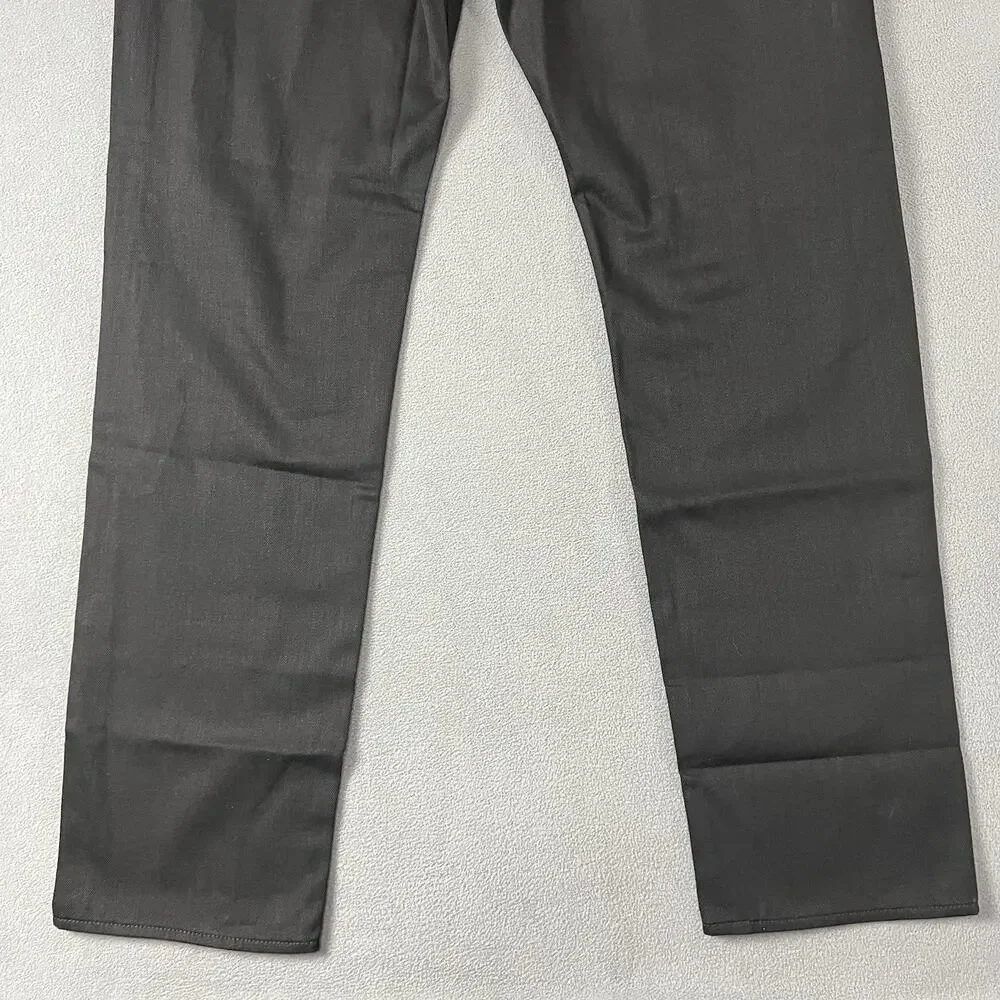 Levis 501 Jeans Mens 38X36 Black Straight Leg Button Fly Denim Rocker Pockets